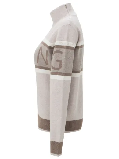 Bilde av WoolLand Solsidan Knitted sweater Cognac